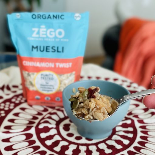 Hot ZEGO muesli makes a great superfood oatmeal