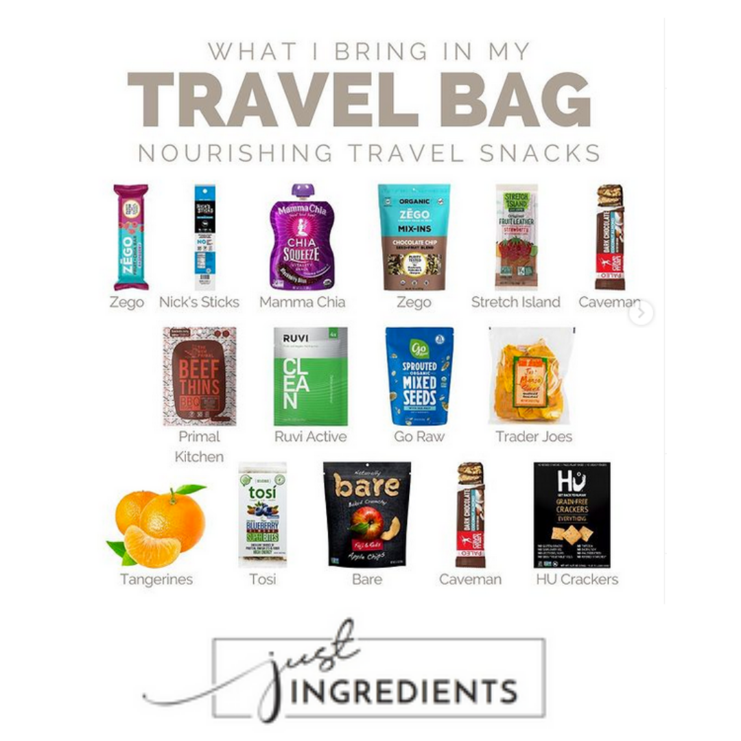 Travel Bag Just Ingredients