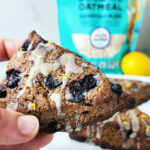 gluten-free blueberry lemon scone