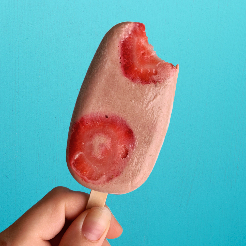 Strawberry Protein Ice Pop