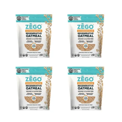 Regenerative Organic Oatmeal - (4 bags, 21 oz each)