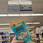 A bag of ZEGO double protein oatmeal at Jewel-Osco in Chicago