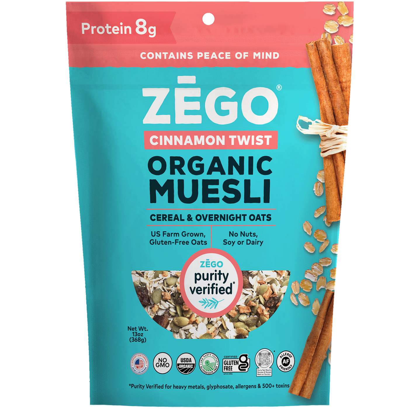 ZEGO Organic Cinnamon Twist Muesli